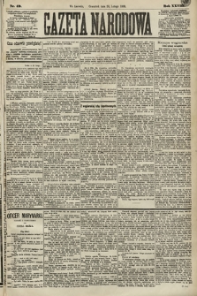 Gazeta Narodowa. 1889, nr 49