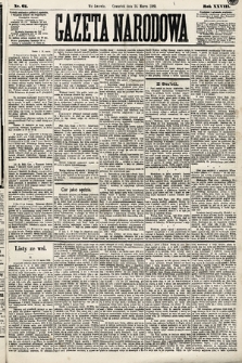 Gazeta Narodowa. 1889, nr 61