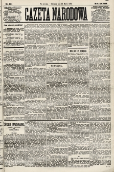 Gazeta Narodowa. 1889, nr 70