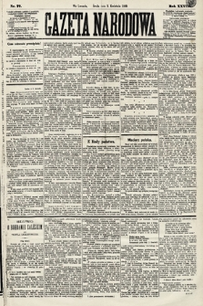 Gazeta Narodowa. 1889, nr 77