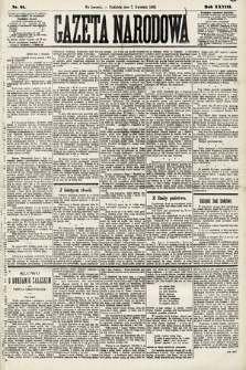 Gazeta Narodowa. 1889, nr 81