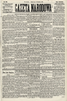 Gazeta Narodowa. 1889, nr 85