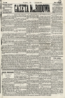 Gazeta Narodowa. 1889, nr 88