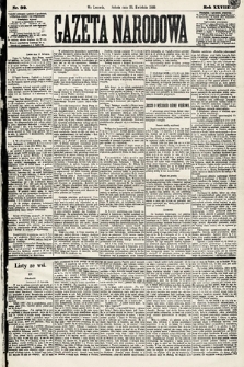 Gazeta Narodowa. 1889, nr 92