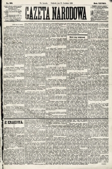 Gazeta Narodowa. 1889, nr 93