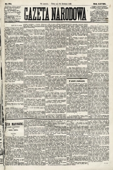 Gazeta Narodowa. 1889, nr 94