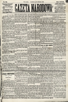 Gazeta Narodowa. 1889, nr 95