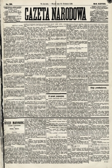 Gazeta Narodowa. 1889, nr 99