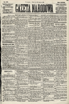 Gazeta Narodowa. 1889, nr 145