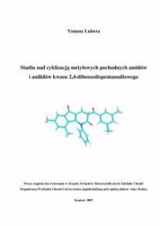 Studia nad cyklizacją metylowych pochodnych amidów i anilidów kwasu 2,4 dibenzoilopentanodiowego