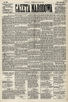 Gazeta Narodowa. 1889, nr 178
