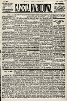 Gazeta Narodowa. 1889, nr 195