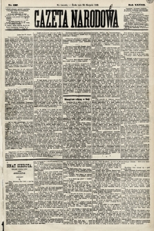 Gazeta Narodowa. 1889, nr 197