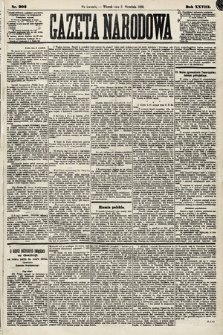 Gazeta Narodowa. 1889, nr 202