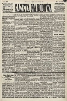 Gazeta Narodowa. 1889, nr 205