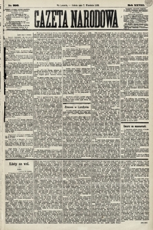 Gazeta Narodowa. 1889, nr 206