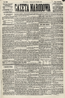 Gazeta Narodowa. 1889, nr 218