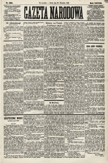 Gazeta Narodowa. 1889, nr 221