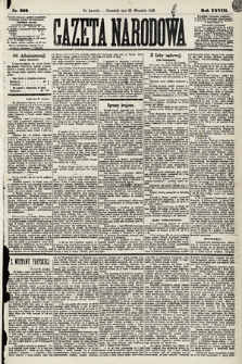 Gazeta Narodowa. 1889, nr 222
