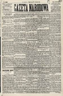 Gazeta Narodowa. 1889, nr 223