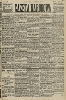 Gazeta Narodowa. 1889, nr 249