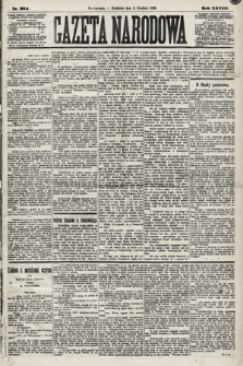 Gazeta Narodowa. 1889, nr 284