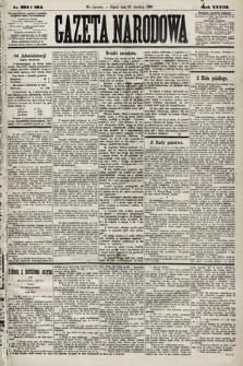 Gazeta Narodowa. 1889, nr 293 i 294