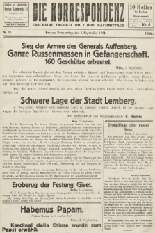 Die Korrespondenz. 1914, nr 23