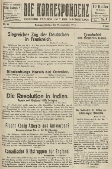Die Korrespondenz. 1914, nr 39