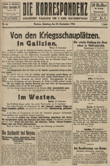 Die Korrespondenz. 1914, nr 46