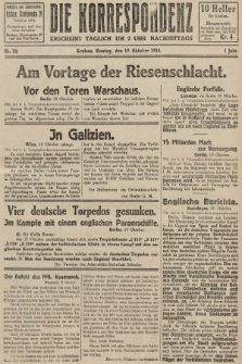 Die Korrespondenz. 1914, nr 70