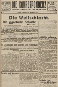 Die Korrespondenz. 1914, nr 71