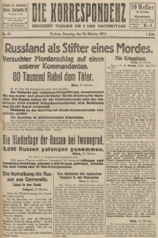 Die Korrespondenz. 1914, nr 75