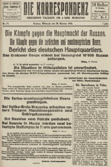 Die Korrespondenz. 1914, nr 79