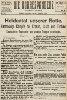 Die Korrespondenz. 1914, nr 155