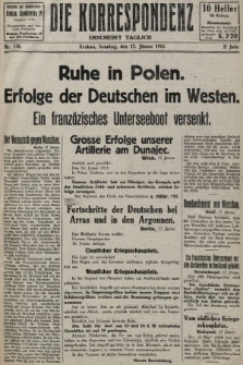 Die Korrespondenz. 1915, nr 178