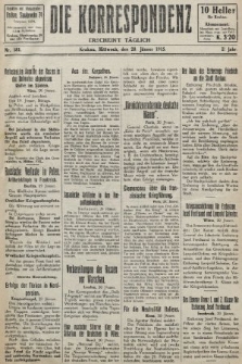 Die Korrespondenz. 1915, nr 181