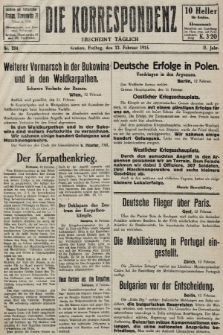 Die Korrespondenz. 1915, nr 204