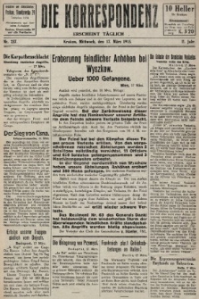 Die Korrespondenz. 1915, nr 237