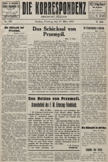Die Korrespondenz. 1915, nr 243