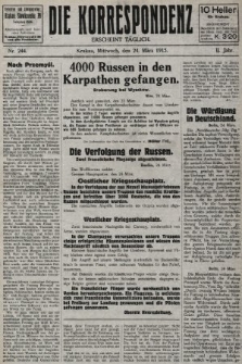 Die Korrespondenz. 1915, nr 244