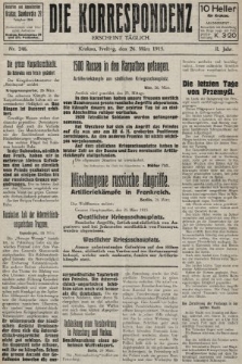 Die Korrespondenz. 1915, nr 246
