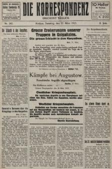Die Korrespondenz. 1915, nr 247