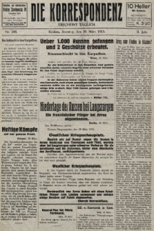 Die Korrespondenz. 1915, nr 248