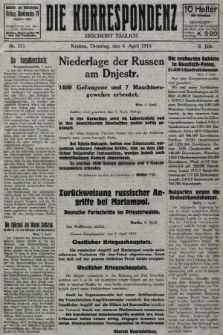 Die Korrespondenz. 1915, nr 257