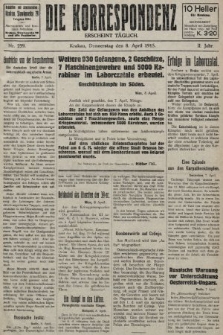 Die Korrespondenz. 1915, nr 259