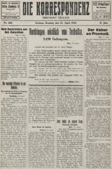 Die Korrespondenz. 1915, nr 262