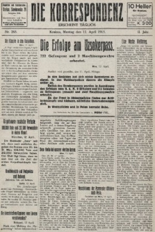 Die Korrespondenz. 1915, nr 263