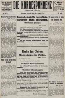 Die Korrespondenz. 1915, nr 270