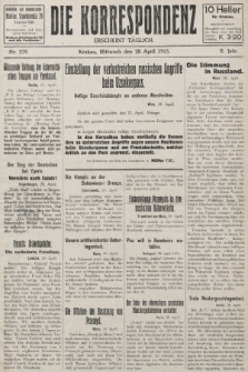 Die Korrespondenz. 1915, nr 279